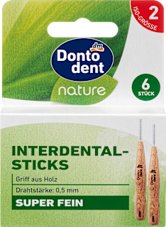 Stick interdentali super sottili ISO 2 nature Dontodent