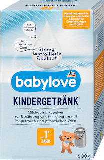 Napój na bazie mleka dla dzieci od 1. roku życia babylove