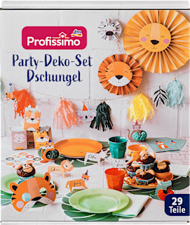 Party-Deko-Set Dschungel Profissimo
