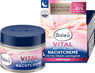 Vital Anti-falten noćna krema za lice Balea