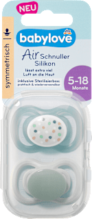 silikonový dudlík Air se sterilizačním boxem, 5-18 měsíců babylove