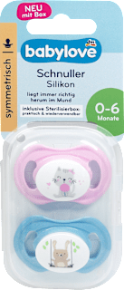 Smoczek uspokajający silikonowy symetryczny 0-6 m babylove