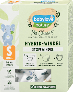 nature Pro Climate HYBRID platnena pelena, veličina: S (3-8 kg), više vrsta babylove nature