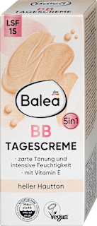 Tonirana dnevna krema BB – svetli ten Balea