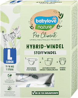 nature Pro Climate HYBRID platnena pelena, veličina: L (11-18kg) babylove nature
