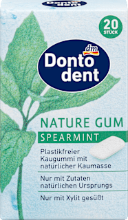 Miętowa guma w drażetkach Nature Gum Spearmint bez cukru Dontodent