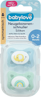 Silikonska simetrična varalica + kutijica za sterilizaciju i transport, 0-2 meseca, više vrsta babylove