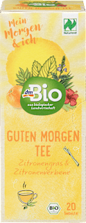 Kräutertee "Guten Morgen" mit Zitronengras & Zitronenverbene (20 Beutel)  dmBio