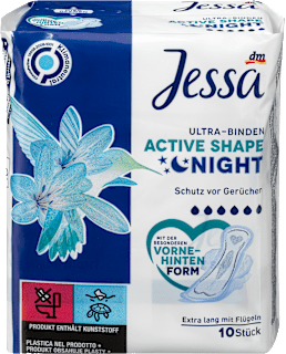 Podpaski higieniczne Active Shape Night Jessa