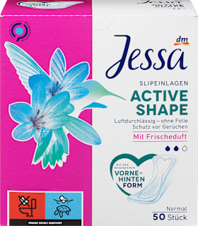 Wkładki higieniczne Active Shape o świeżym zapachu Jessa
