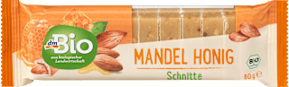 Barretta BIO con mandorle e miele dmBio