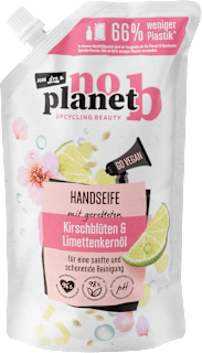 Handseife Nachfüllpack Kirschblüten & Limettenkernöl No Planet B