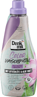 Colorwaschmittel flüssig Lotusblüte & Aloe Duft Denkmit