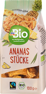 Bio sušeni koščki ananasa  dmBio