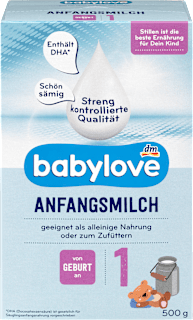 Мляко за начално хранене на кърмачета 1, 0+м babylove