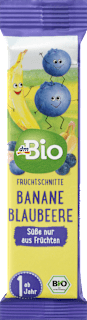 Batonik banan & jagoda dla dzieci 1+ dmBio