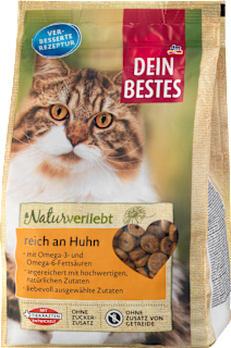 Naturverliebt granule pro kočky s kuřecím masem Dein Bestes