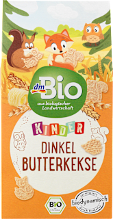 Biscuiți pentru copii cu spelta și unt  dmBio