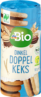 Špaldové sušienky s kakaovou náplňou dmBio