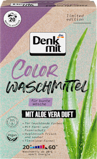 Colorwaschmittel Pulver Aloe Vera Denkmit