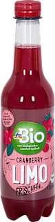 Erfrischungsgetränk Limo Cranberry dmBio