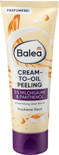 CREAM-TO-OIL piling za suvu kožu lica Balea