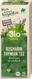 Kräutertee Rosmarin & Thymian (20 Beutel) dmBio