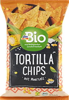 Chips tortilla cu sare de mare,ECO dmBio