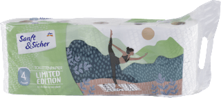 Toaletni papir, 4-slojni Limited edition, več različic Sanft&Sicher