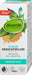 CLEAR fluid za lice - glina i organski zeleni čaj alverde NATURKOSMETIK