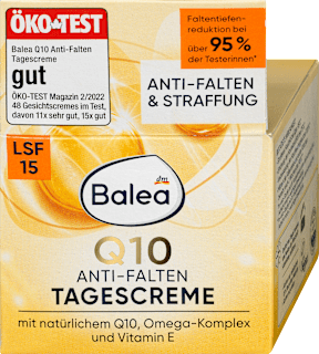Q10 denní pleťový krém OF15 Balea