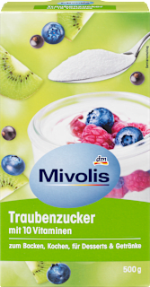 Hroznový cukor s 10 vitamínmi Mivolis