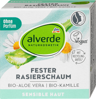 Rasierschaum fest alverde NATURKOSMETIK