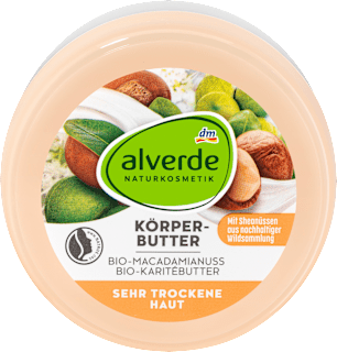 Puter za telo - orah makadamije i karite puter alverde NATURKOSMETIK