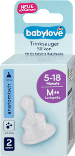 Silikonske cucle, anatomske, veličine otvora M - od 5 -18m babylove