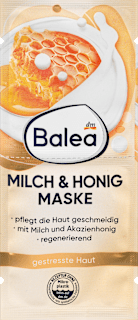 Med i mleko- maska za lice, 2x8ml Balea
