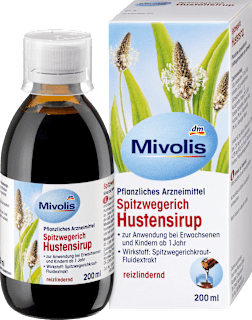 Spitzwegerich Hustensirup  Mivolis