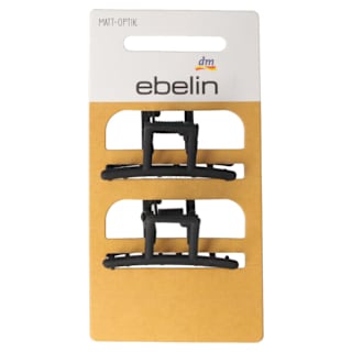 Fermagli per capelli neri opachi ebelin