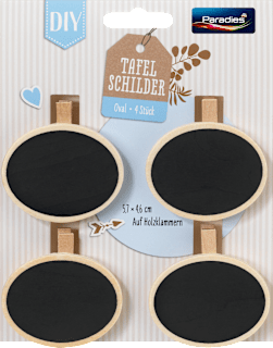 Ovale Kreideklammern 4 St Paradies