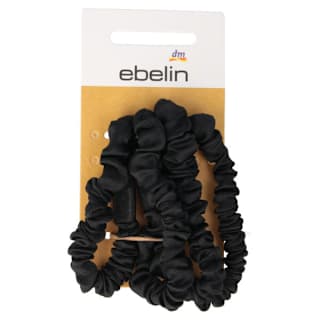 Scrunchie dünn schwarz ebelin