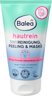 Czysta skóra 3w1 Peeling & maska Balea