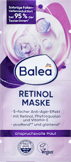 RETINOL maska za lice sa anti-age efektom, 2x8ml Balea