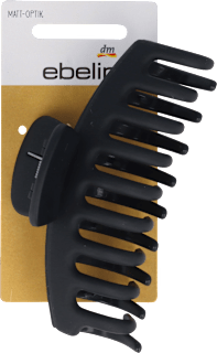 Pinza per capelli nero opaco ebelin