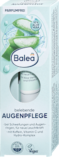 Krema za poživitev kože okrog oči z 10% aloe vere Balea