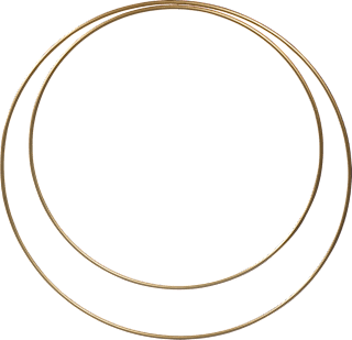 Dekorativni kovinski obroč Paradies