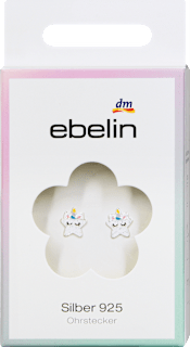 Einhorn-Ohrstecker in Sternchenform Silber 925 (1 Paar) ebelin