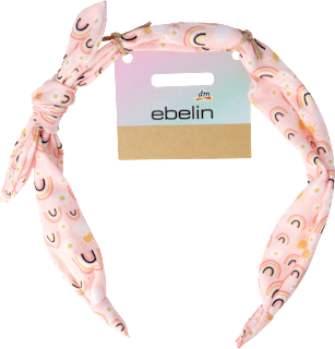 Cerchietto rosa con arcobaleni ebelin