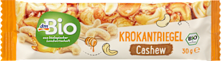 Kruchy batonik z orzechami nerkowca dmBio