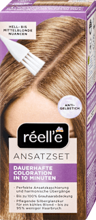 Ansatzset Dauerhafte Coloration 9.0 Hell bis Mittelblond réell‘e
