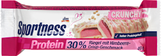 Energetska štanglica - Crunchy bela čokolada i malina Sportness